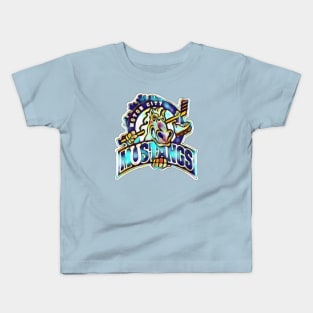 Detroit Motor City Mustangs Roller Hockey Kids T-Shirt